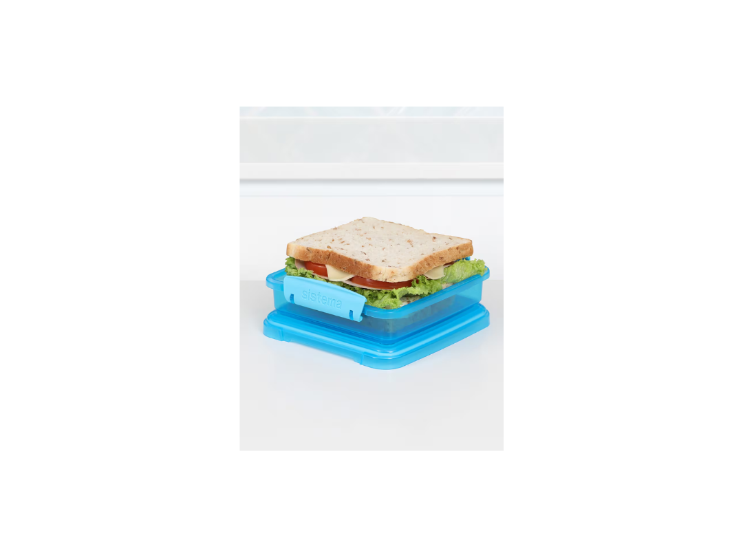 Sistema 450ml Sandwich Box – Fresh & Compact Lunch Storage | Qatar Sistema 450ml Sandwich Box – Fresh & Compact Lunch Storage | Qatar